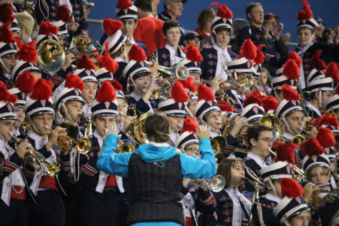 OHS band is directed to play at Homecoming game. 